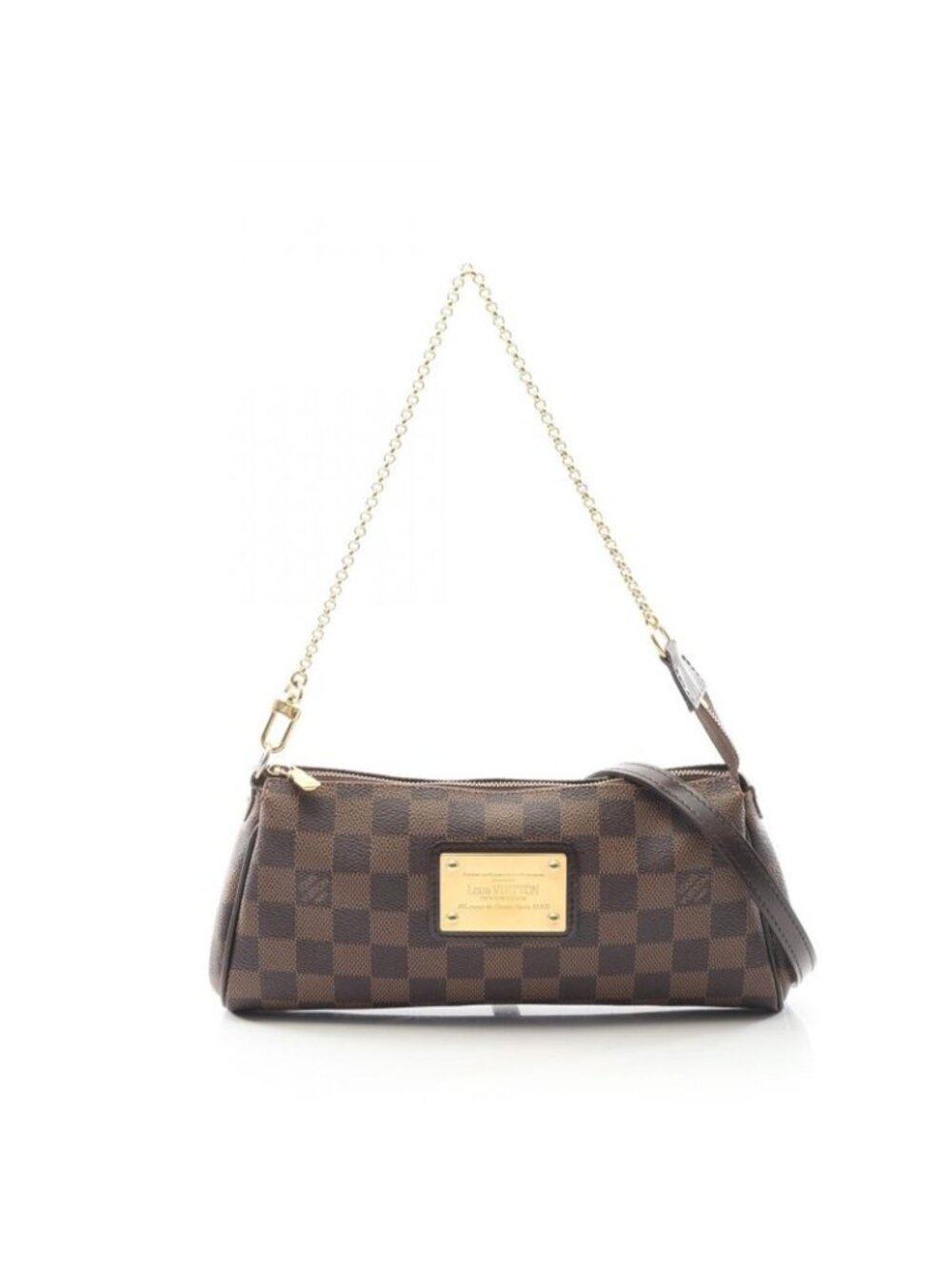 Louis Vuitton Handbag Eva Damier Ebene Leather